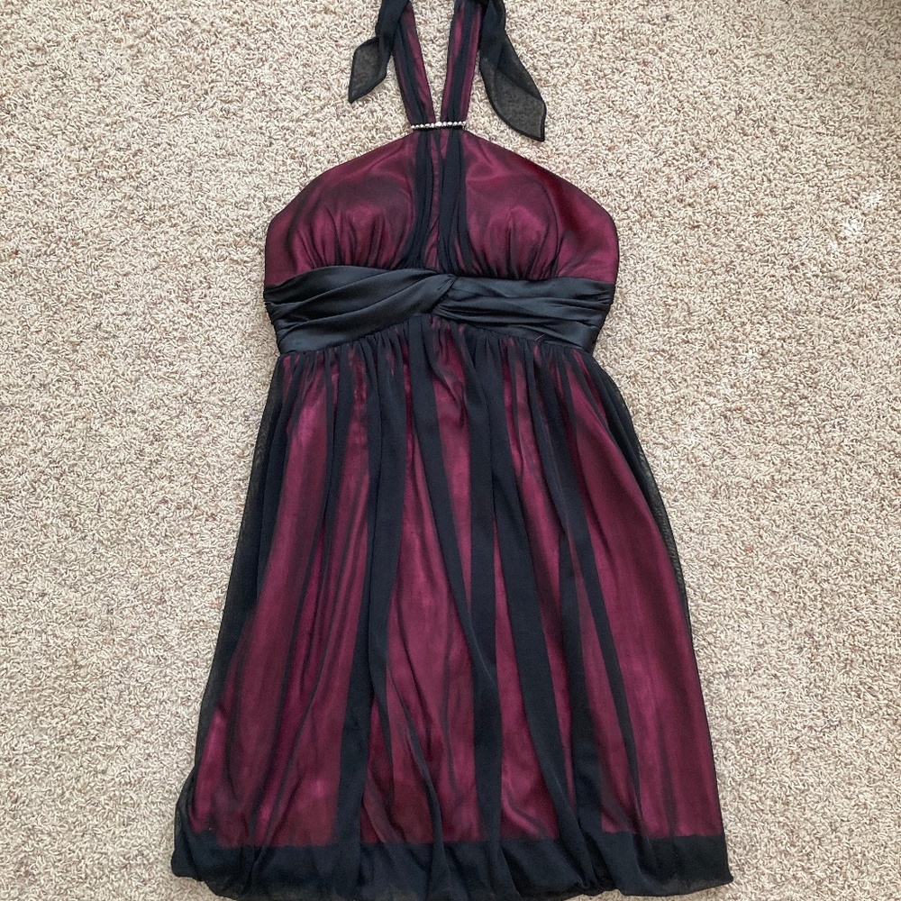 Bubble hem party dress
